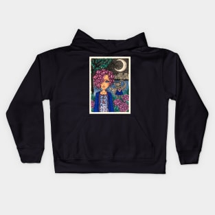 Selina and her companion Kids Hoodie